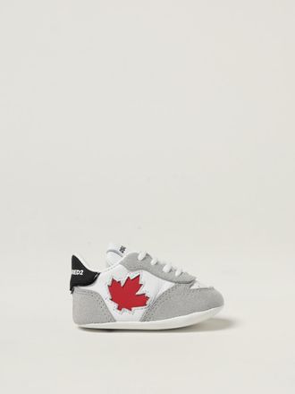 Dsquared2 Sneakers in pelle e camoscio