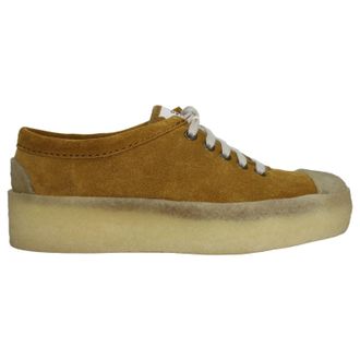 Clarks Tor Hoop Suede Womens Lace Up Shoes - Tan - Size:UK 7.5