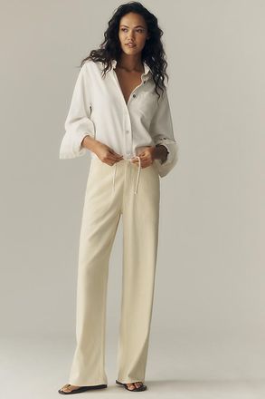DL1961 Sienna Aura Drawstring Low-Slung Wide-Leg Jeans