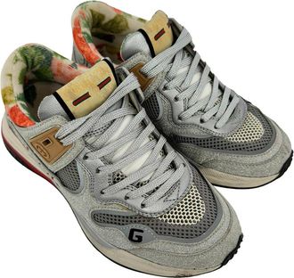 Gucci Womens Glitter Ultrapace Sneaker (Authentic Pre-Loved)