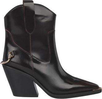 Alma En Pena Bootie met Sporen - Dames - Cowboylaarzen - Rood - 41 EU - Schoenen
