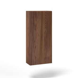 Aquadesign Armario de ba&ntilde;o de pared en mdf en roble oscuro