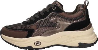 Mexx Schoenen, Dames, Bruin, 38 EU, Palma Ora Sneakers Laag