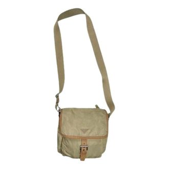 Prada Borsa a tracolla in tessuto Pre-owned - - Pre-owned - Donna - Beige - ONE SIZE