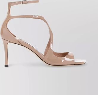 Jimmy Choo London patent square toe sandals