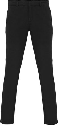 Asquith & Fox Dames/dames Casual Chino Broek (Zwart)