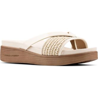 Donald J Pliner Farrahst Platform Wedge Sandal in Bone at Nordstrom Rack, Size 9.5
