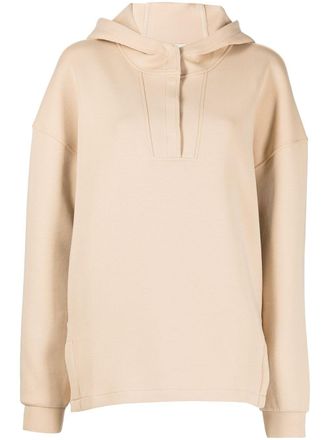 Onefifteen x BEYOND the RADAR hooded sweatshirt - women - Spandex/Elastane/Polyester - XS/S - Neutrals