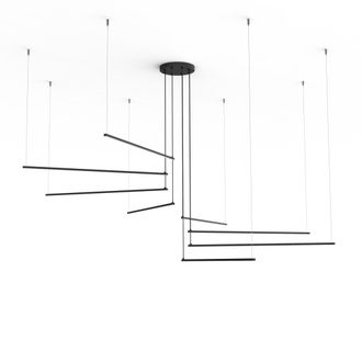 Lumicom Radius Lampara De Techo 8x Monocolor Mate