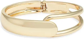 Nordstrom Open Loop Hinge Bangle in Gold at Nordstrom