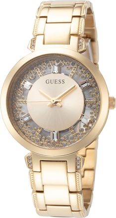Guess Womens Crystal Clear 33mm Quartz Watch GW0470L2