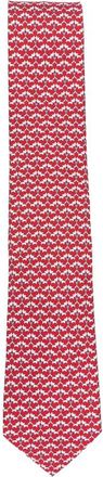 Ferragamo Fox-pattern Silk Tie