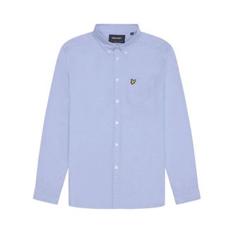 Lyle & Scott LS Woven Shirts Plain Oxford Shirt - male - Lyle & Scott - Casual Shirts - Blue - 2XL - Shirts
