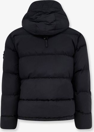 Stone Island Mens Down Jacket Nylon Metal Black