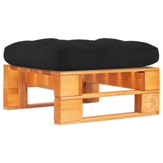 vidaXL Otomana De Jard&iacute;n De Palets Madera Pino Impregnada Marr&oacute;n Miel Vidaxl