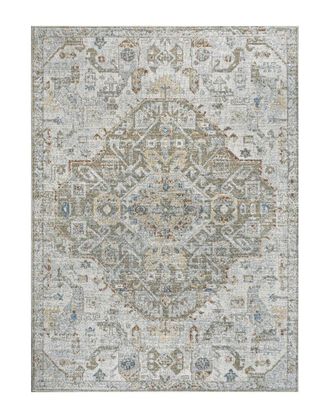 Jonathan Y Designs Jonathan Y Shaemus Bohemian Medallion Low-Pile Machine-Washable Polyester Rug