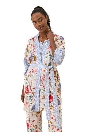 Pact Organic Staycation Short Robe in Dayspring at Nordstrom, Size X-Large