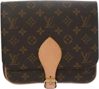 Louis Vuitton Pre-owned Cross Body Bags, female, Brown, Size: ONE SIZE Pre-owned Vintage Canvas Cross Body Bag