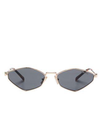 Miu Miu Eyewear Miu Regard zonnebril - Goud