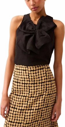 Marie Oliver Indira Sleeveless Top In Black