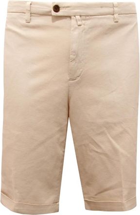 BRIGLIA 1949 Bermuda Katoenen Shorts - Heren - Korte Broeken - Beige - XL - Katoen - Korte Broeken