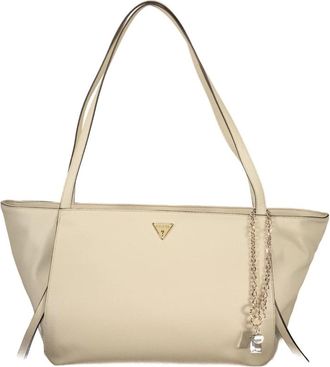 Guess Devon Tote - Dames - Schoudertassen - Beige - ONE Size - Leer - Tassen