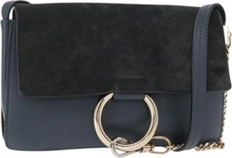 Chlo&eacute; Pre-owned Shoulder Bag - Dames - Vintage Schoudertas - Blauw - ONE Size - Su&egrave;de - Vintage