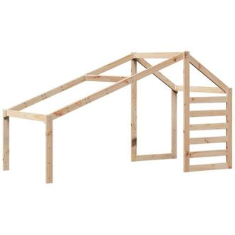 vidaXL Tetto per Letto Bambini 188x97x113 cm in Legno Massello di Pino - Vidaxl