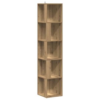 vidaXL Vidaxl - Mueble De Esquina Madera Ingenier&iacute;a Roble Artisan 33x33x165 Cm
