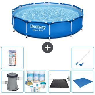 Bestway Piscina Bestway Steel Pro Redonda - 366x76 Cm - 8-piezas S22102