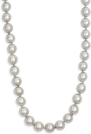 Kenneth Jay Lane Faux Pearl Necklace in Light Gray Pearl at Nordstrom Rack