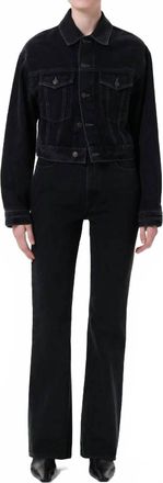 A Gold E Leena High-Rise Flare Jeans In Forecast