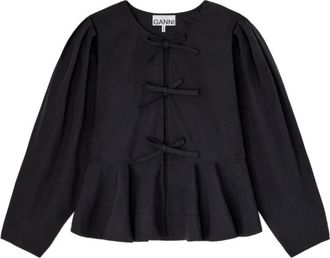 Ganni Mujer, Blusas y Camisas, Negro, Talla: S