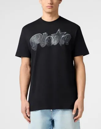 Philipp Plein Round Neck T-Shirt Puffy Gummy Plein Men in Black/black at Nordstrom, Size Xxx-Large