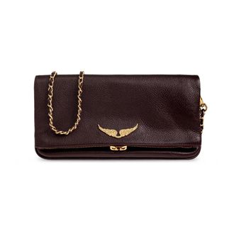 Zadig&Voltaire Bolso Rock de Piel - Bags - Mujer - P&uacute;rpura - ONE SIZE