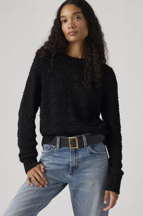 Levi's Jersey de croch&eacute; Hope - Mujer - XS - Negro / Anthracite Night