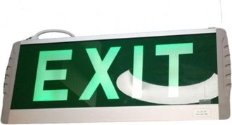 Trade Shop Trade Shop Traesio - Trade Shop - Lampada Di Emergenza Led Exit 3w Luce Sicurezza 375x159x21 Mm Con Plafoniera