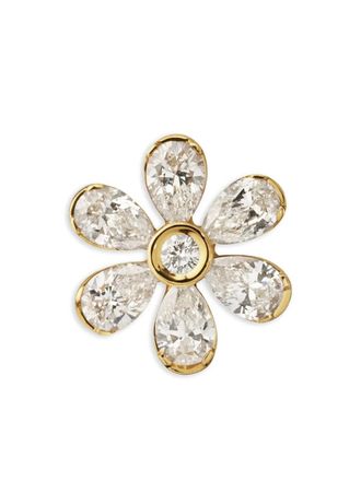 Sophie Bille Brahe Orecchino Cosmos in oro giallo 18 carati con diamanti