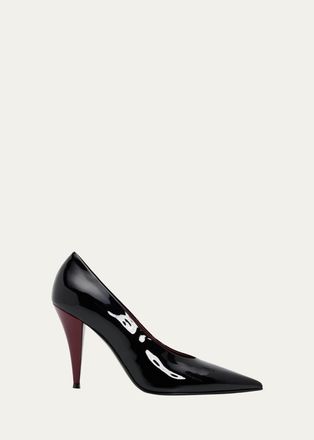 Givenchy 95mm Pointy Patent Leather Pumps