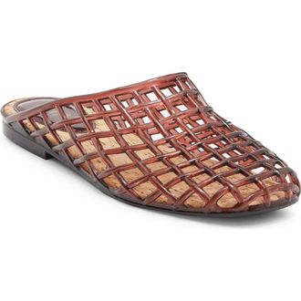 Mia Sophie Clear Woven Mule in Brown Pvc at Nordstrom Rack, Size 10