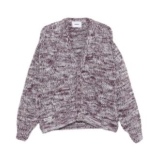 BONSAI Cardigan a V - - Knitwear - Uomo - Viola - L