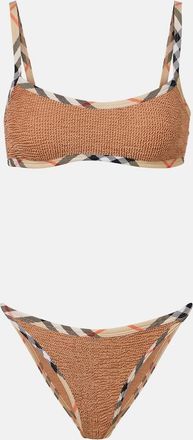 Burberry x Hunza G Tyler Burberry Check bikini