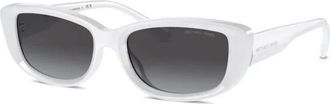 Michael Kors Mk 2210U 31008G Zonnebrillen - Dames - Zonnebrillen - Wit - 54 MM - Accessoires