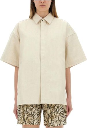 Jil Sander Mujer, Blusas y Camisas, Beige, Talla: S