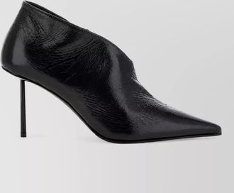 Le Silla leather asymmetric ankle boots