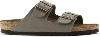 Birkenstock Arizona Birko-Flor Nubuck Size: 44, colour: STONE