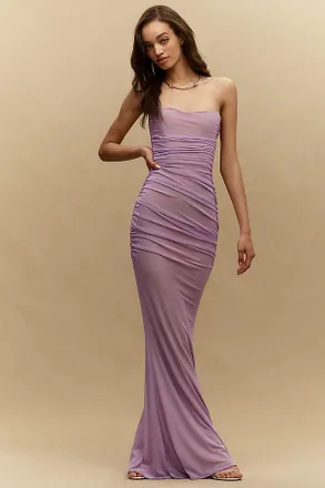 Retrof&ecirc;te Quintessa Strapless Mesh Maxi Dress