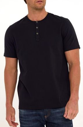 Threads 4 Thought Shayne Luxe Jersey Henley in Black at Nordstrom, Size Xx-Large