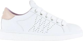 Panchic Lace-Up Sneakers - Dames - Sneakers - Wit - 37 EU - Leer - Schoenen