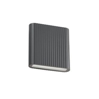 Lucande Lucande L&aacute;mpara De Pared Exterior raija En Gris Aluminio